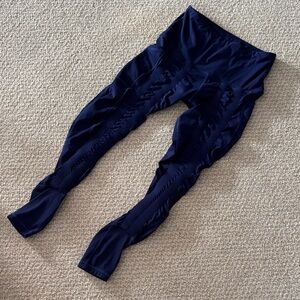 Elegant Midnight Blue Women's Leggings